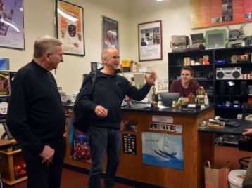 John Nelson visits the SAC equipment room